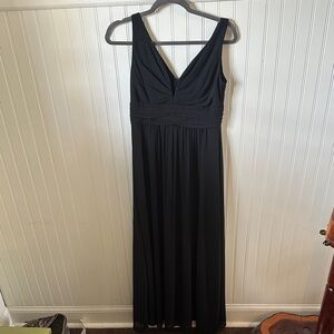 Lulu's Classic Black Maxi Dress